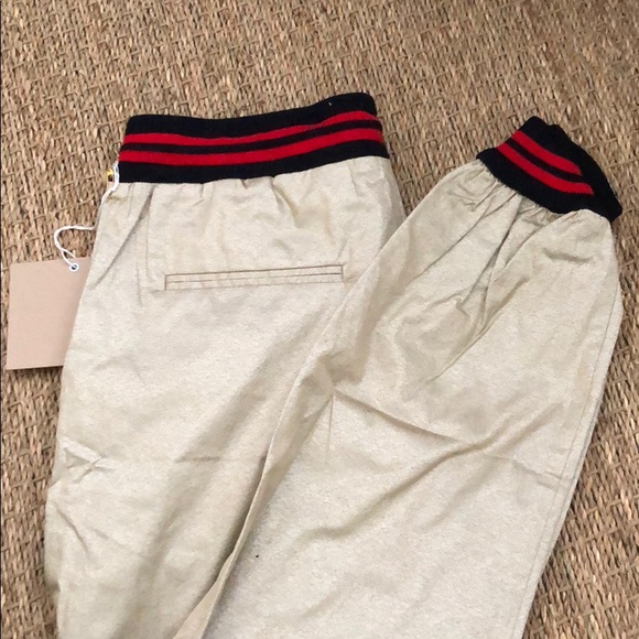 Band of Outsiders metallic gold joggers - Picture 5 of 7